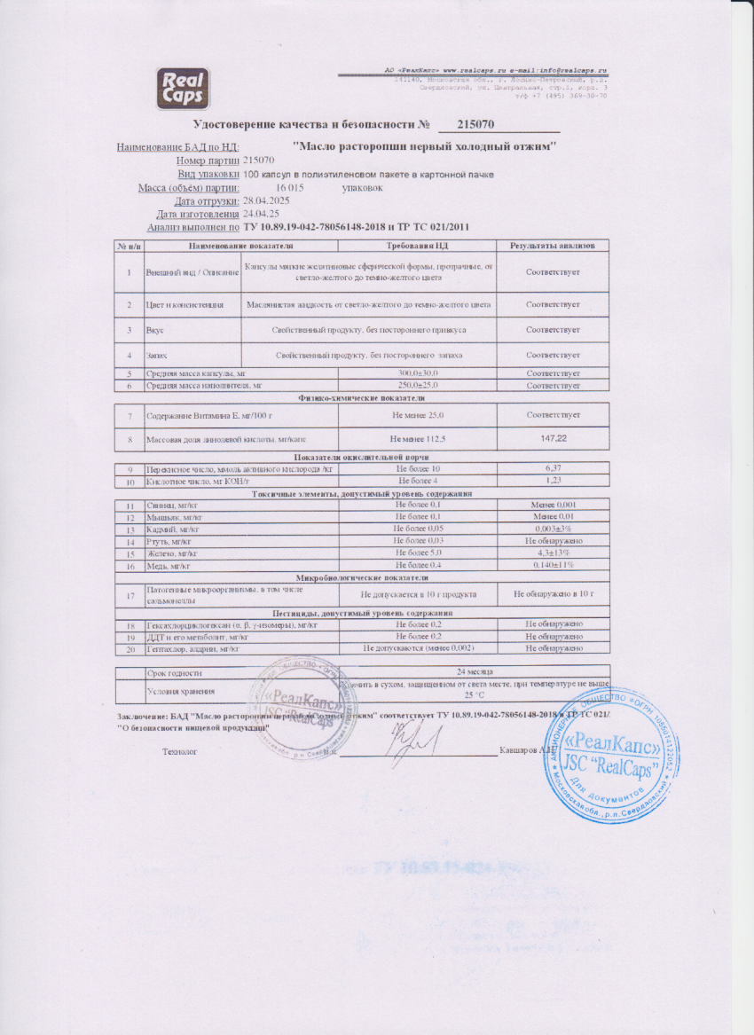 Паспорт №042025